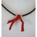 Pendentif branche de corail